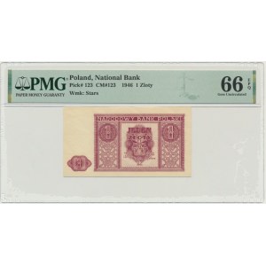 1 zlato 1946 - PMG 66 EPQ