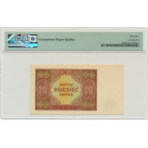 10 zloty 1946 - PMG 64 EPQ - papier crème