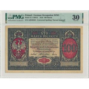 100 marek 1916 - Obecné - PMG 30