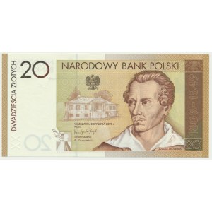 20 złotych 2009 - Juliusz Słowacki -