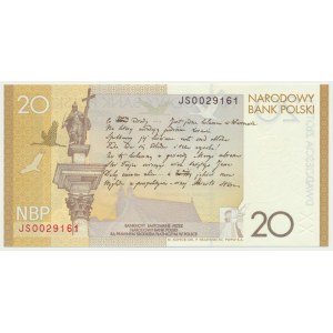 20 złotych 2009 - Juliusz Słowacki -