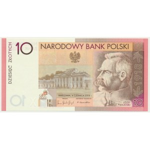 10 złotych 2008 - 90. Rocznica Odzyskania Niepodległości -