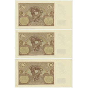 10 or 1940 - B (3 pièces)