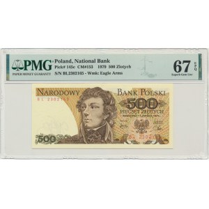 500 złotych 1979 - BL - PMG 67 EPQ