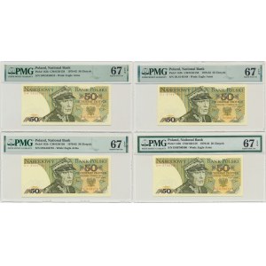 Set, 50 oro 1982 - PMG 67 EPQ (4 pezzi)