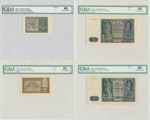 Set, 1-50 oro 1940-41 - GDA 64-66 EPQ (4 pezzi).