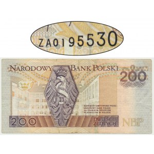 200 złotych 1994 - ZA - seria zastępcza TDLR - rzadsza