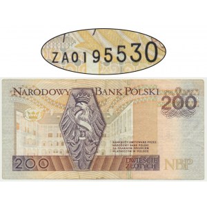 200 Zloty 1994 - ZA - Ersatzserie TDLR - seltener