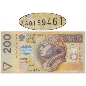 200 zloty 1994 - ZA - serie sostitutiva TDLR - più rara