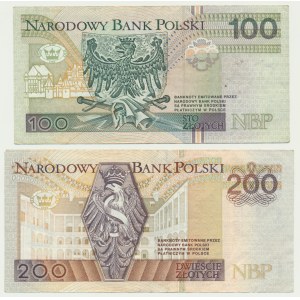 Zestaw, 100-200 złotych 1994 - AA (2 szt.)