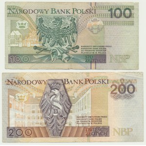 Zestaw, 100-200 złotych 1994 - AA (2 szt.)