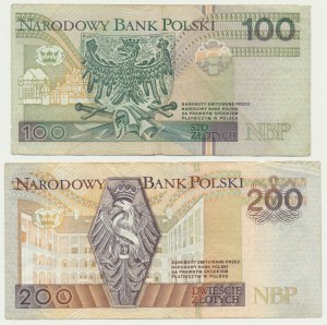 Zestaw, 100-200 złotych 1994 - AA (2 szt.)