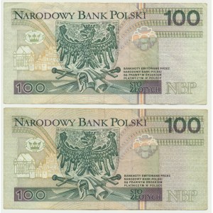 100 złotych 1994 - BA (2 szt.)