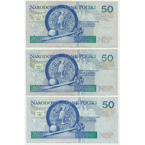 50 or 1994 (3 pièces)