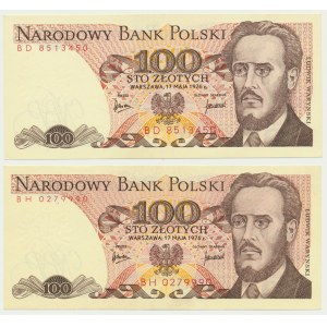100 złotych 1976 (2 szt.)