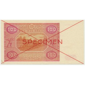 100 złotych 1946 - SPECIMEN - A 8900000/1234567 -