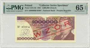 1 Million Gold 1991 - MODEL - A 0000000 - No.0580 - PMG 65 EPQ - RARE.