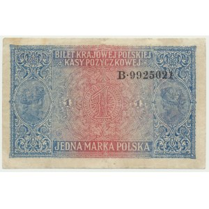 1 mark 1916 - General - B - RARE.