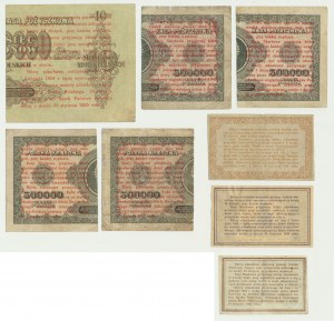 Set, 1-50 penny 1924 (8 pezzi)