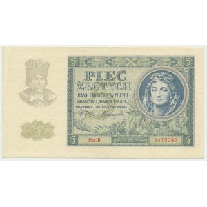 5 Gold 1940 - B -