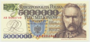 5 milionów złotych 1995 - AB -