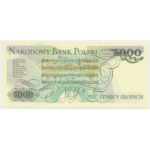 5.000 złotych 1986 - BL -