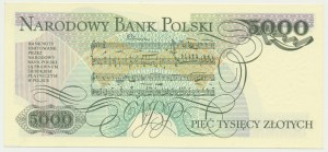 5,000 zloty 1986 - BL -.