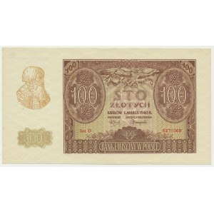 100 gold 1940 - D -.