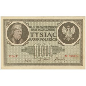 1.000 marek 1919 - III Ser. F -