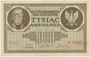 1.000 marek 1919 - III Ser. F -