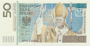 50 zlotých 2006 - Jan Pavel II -