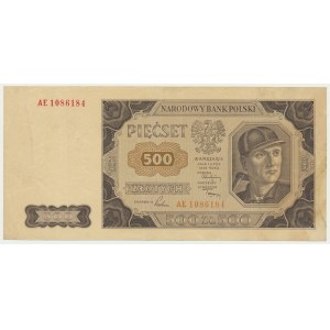 500 złotych 1948 - AE -