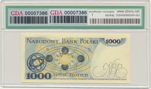 1,000 gold 1982 - DC - GDA 67 EPQ - first series