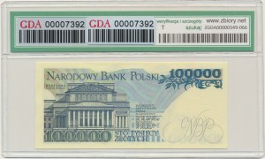 100.000 złotych 1990 - AY - GDA 65 EPQ