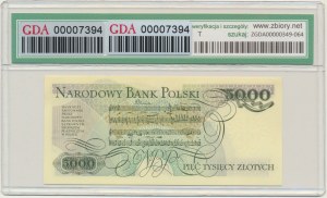 5,000 PLN 1982 - A - GDA 64 EPQ