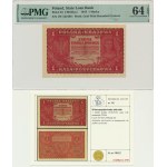 1 marque 1919 - I Serja W - PMG 64 EPQ - Collection Lucow