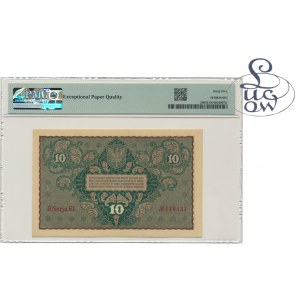 10 marchi 1919 - II Serie EL - PMG 65 EPQ - Collezione Lucow