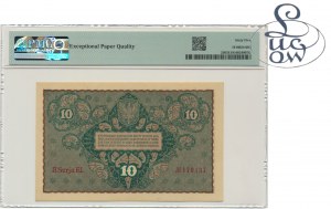 10 marques 1919 - II Series EL - PMG 65 EPQ - Lucow Collection