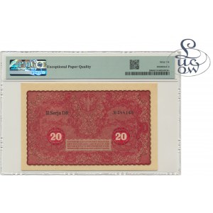 20 marchi 1919 - II Serja DR - PMG 66 EPQ - Collezione Lucow