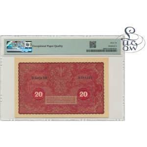 20 marks 1919 - II Series DR - PMG 66 EPQ - Lucow Collection