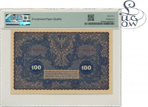 100 marek 1919 - IC Serja G - PMG 65 EPQ - Kolekcja Lucow