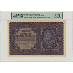 1 000 mariek 1919 - II. séria BN - PMG 64