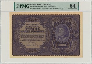 1 000 mariek 1919 - II. séria BN - PMG 64