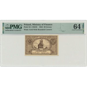 20 Pfennige 1924 - PMG 64 EPQ