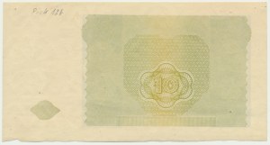 10 zloty 1946 - sottostampa