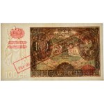 100 złotych 1934 - Ser. C.A. - fałszywy przedruk okupacyjny - PMG 53