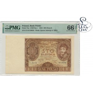 100 zloty 1934 - Ser.C.O. - senza znw aggiuntivo. - PMG 66 EPQ - Collezione Lucow