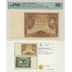 100 zloty 1934 - Ser.C.O. - sans znw supplémentaire. - PMG 66 EPQ - Collection Lucow