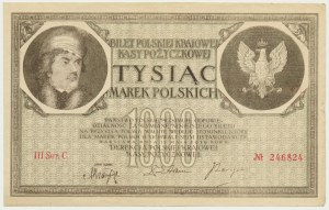 1,000 marks 1919 - III Ser.C - Period forgery - UNCRAFTED