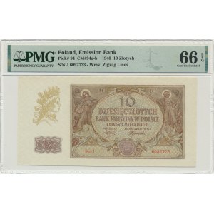 10 zlatých 1940 - J - PMG 66 EPQ